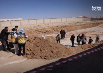 العثور على رفات 14 شخصاً في عدرا الصناعية بريف دمشق