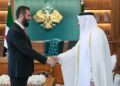 الرئيس الشرع يستقبل وزير الدولة في وزارة الخارجية القطرية