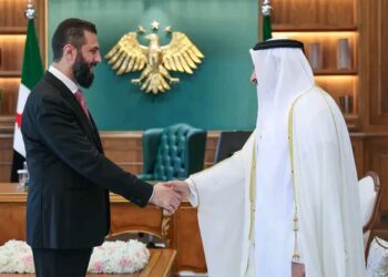 الرئيس الشرع يستقبل وزير الدولة في وزارة الخارجية القطرية