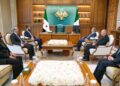 الرئيس الشرع يستقبل رئيس مجلس القضاء الأعلى في جمهورية العراق