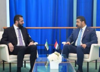 الرئيس الشرع يستقبل رئيس الوزراء العراقي في مطار دمشق الدولي